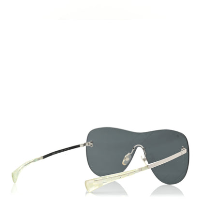 Chanel Shield Runway Sunglasses 71158 Black 4 of 8