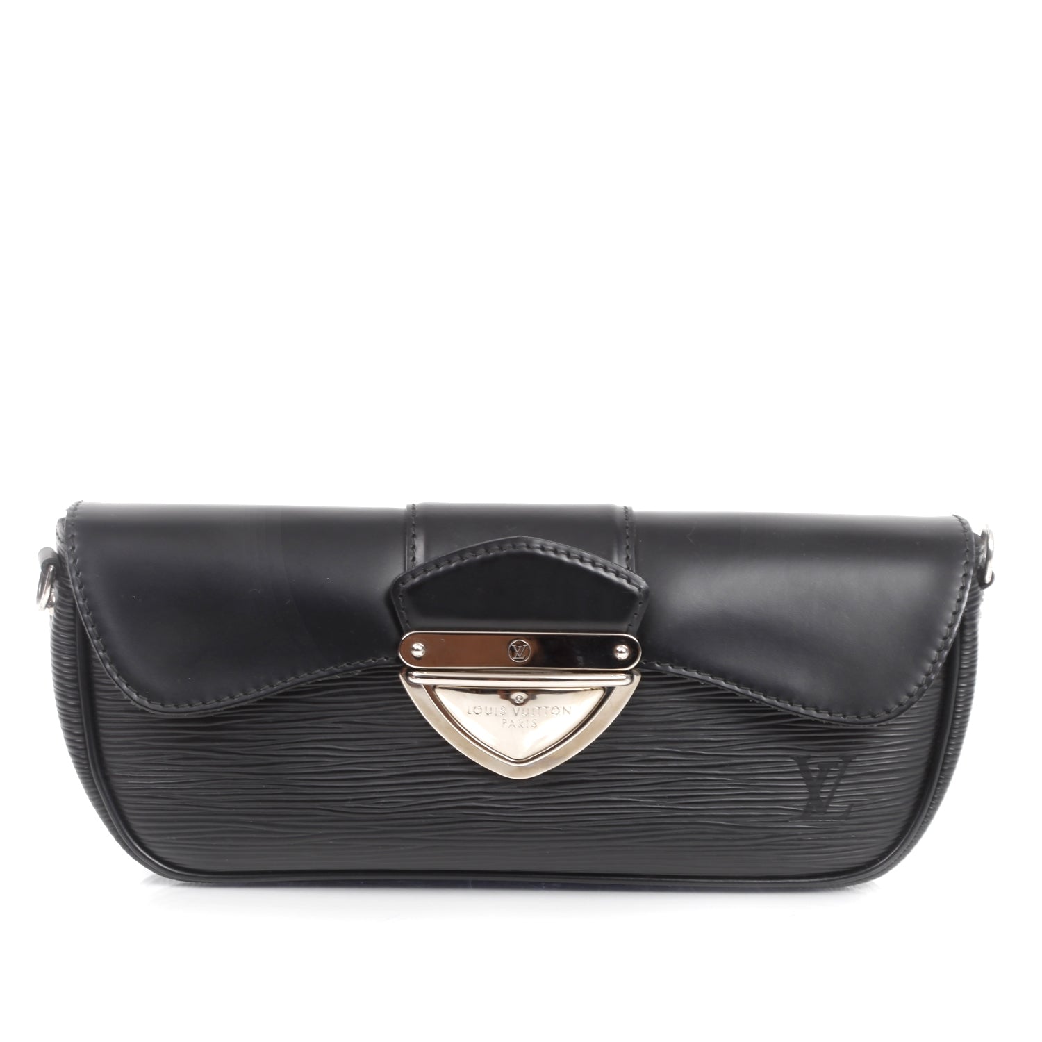 Louis Vuitton Epi Montaigne Clutch Black 1 of 11