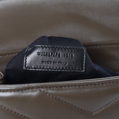Saint Laurent Calfskin Y Quilted Monogram Toy Loulou Crossbody Bag Faggio 7 of 10