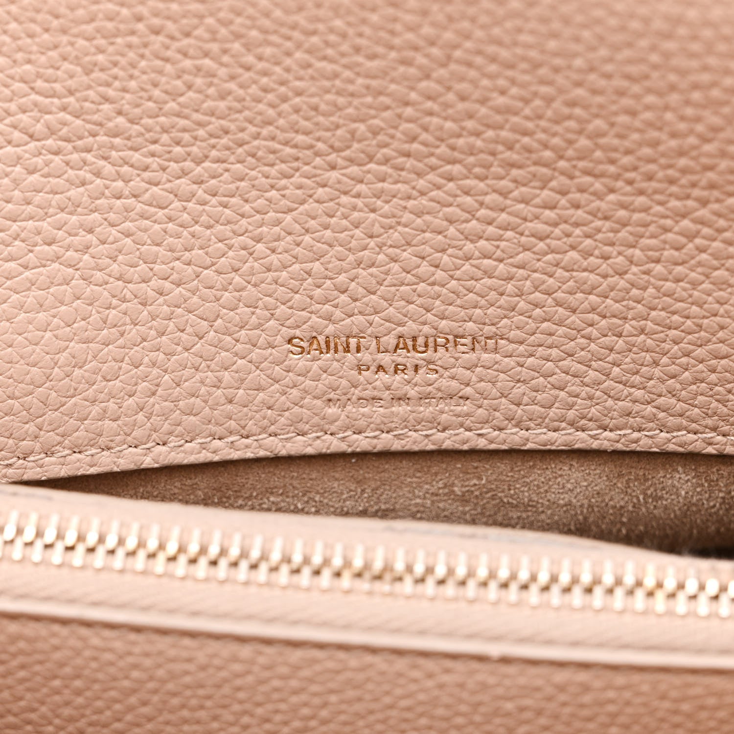 Saint Laurent Grained Calfskin Baby Sac De Jour Souple Rose 6 of 12