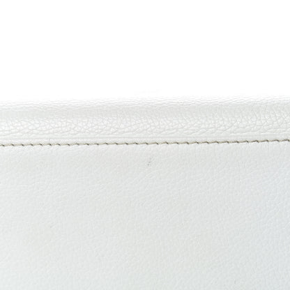 Chanel Calfskin Cerf Executive Shopper Tote White 32 of 33