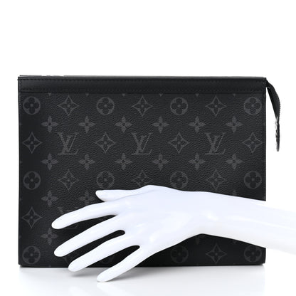 Louis Vuitton Monogram Eclipse Pochette Voyage MM 2 of 9