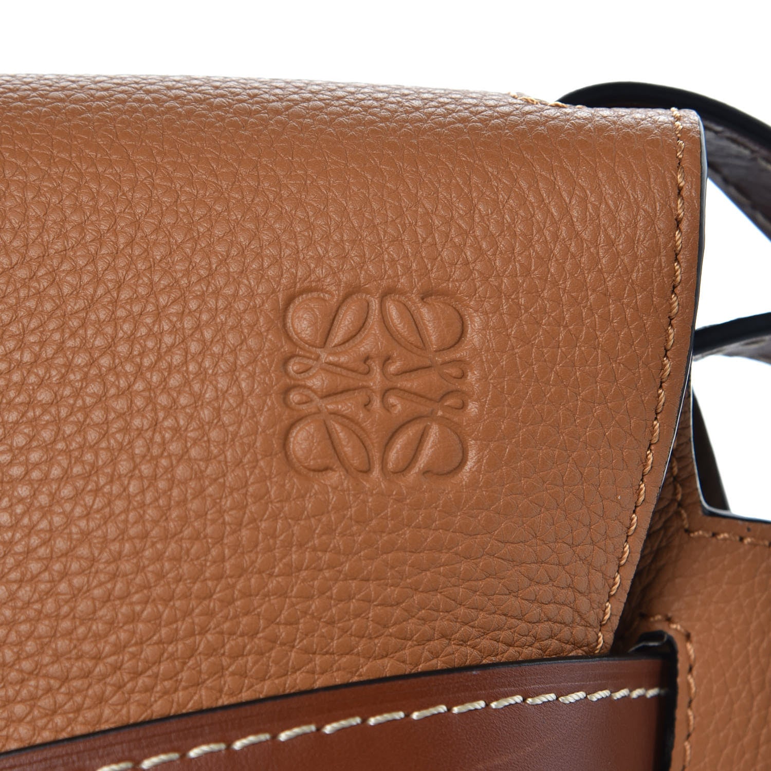 Loewe Grained Calfskin Small Gate Crossbody Bag Caramel Pecan 7 of 7