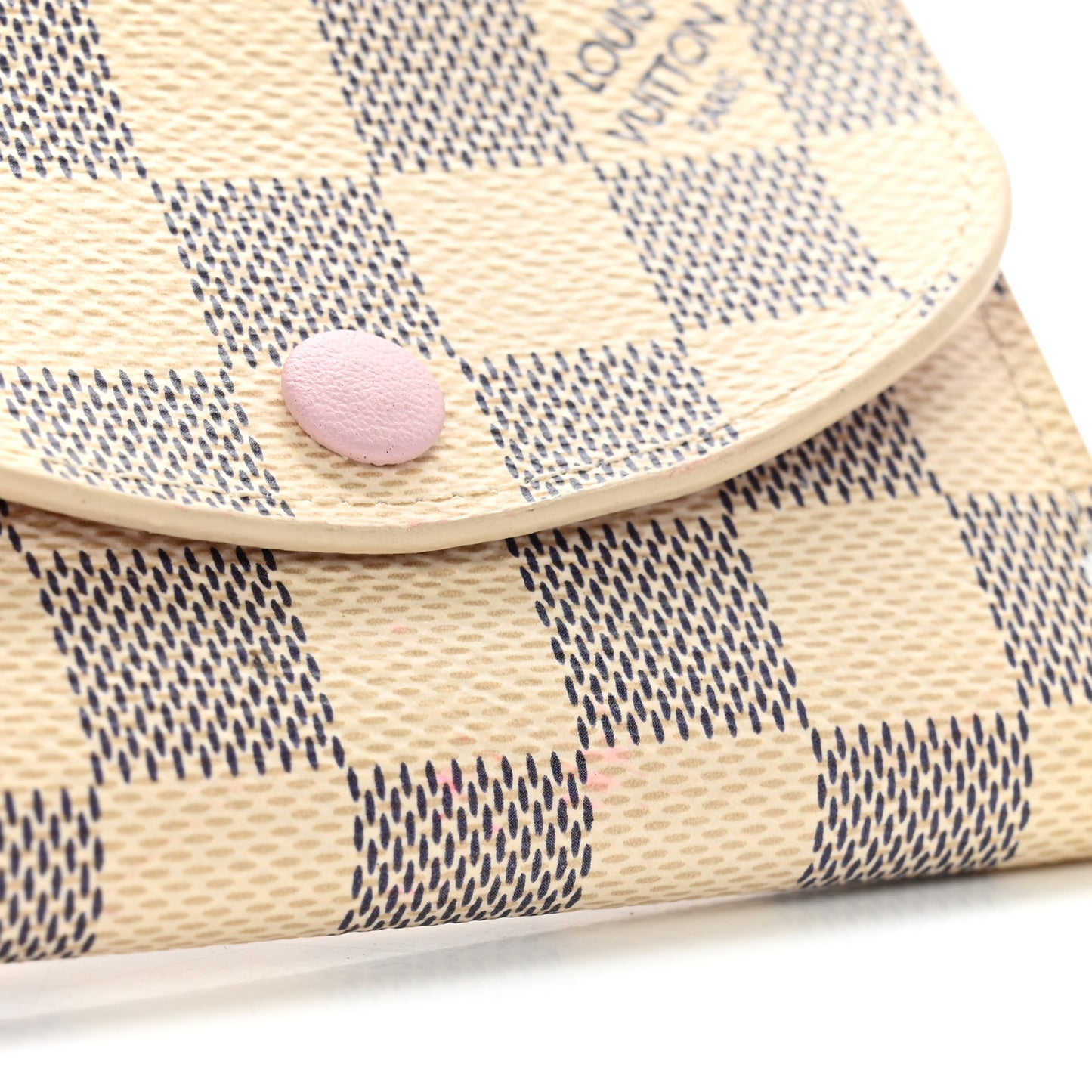 Damier Azur Rosalie Coin Purse Rose Ballerine