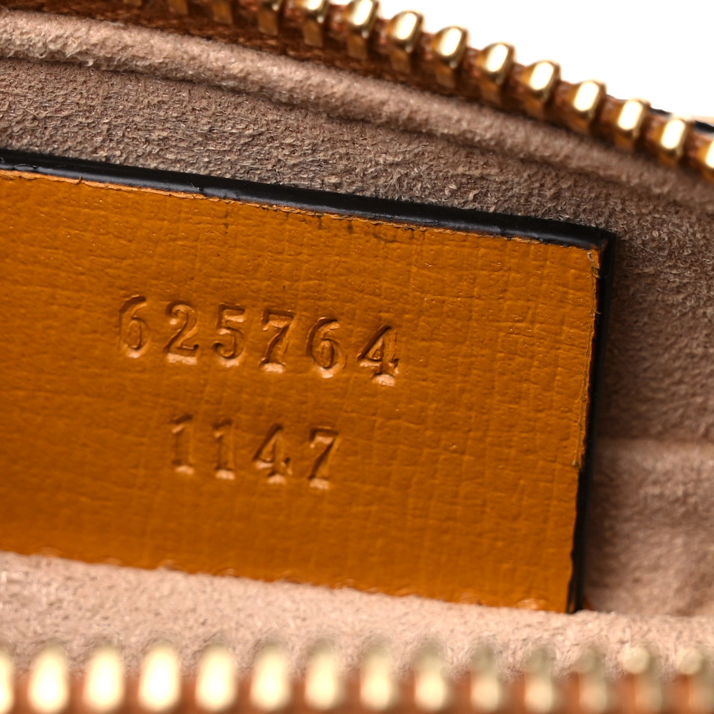 GG Supreme Monogram Textured Calfskin Retro Interlocking G Travel Pouch Beige Yellow