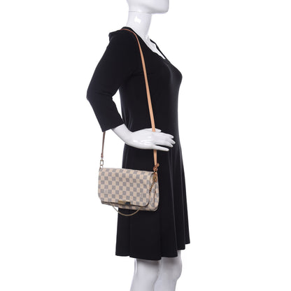 Louis Vuitton Damier Azur Favorite MM 2 of 11