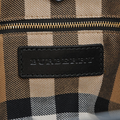 Burberry Lambskin Medium East West Tote Black 7 of 8