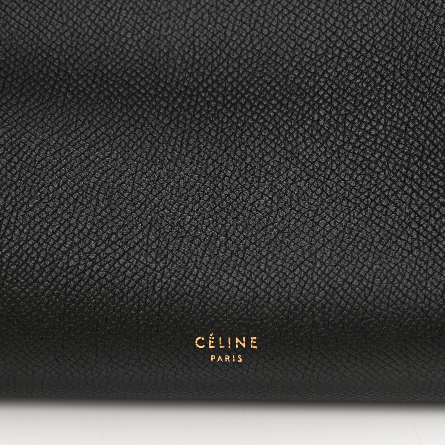 Grained Calfskin Mini Belt Bag Black