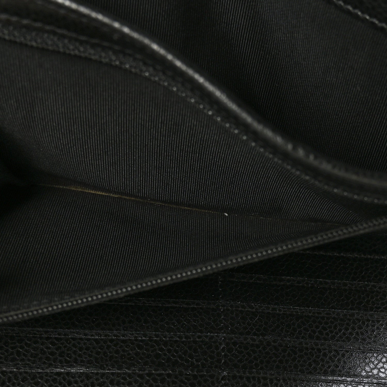 Chanel Caviar Quilted Large Flap Wallet Black 6 of 7