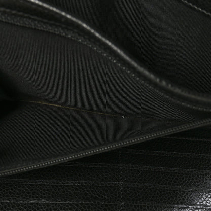 Chanel Caviar Quilted Large Flap Wallet Black 6 of 7
