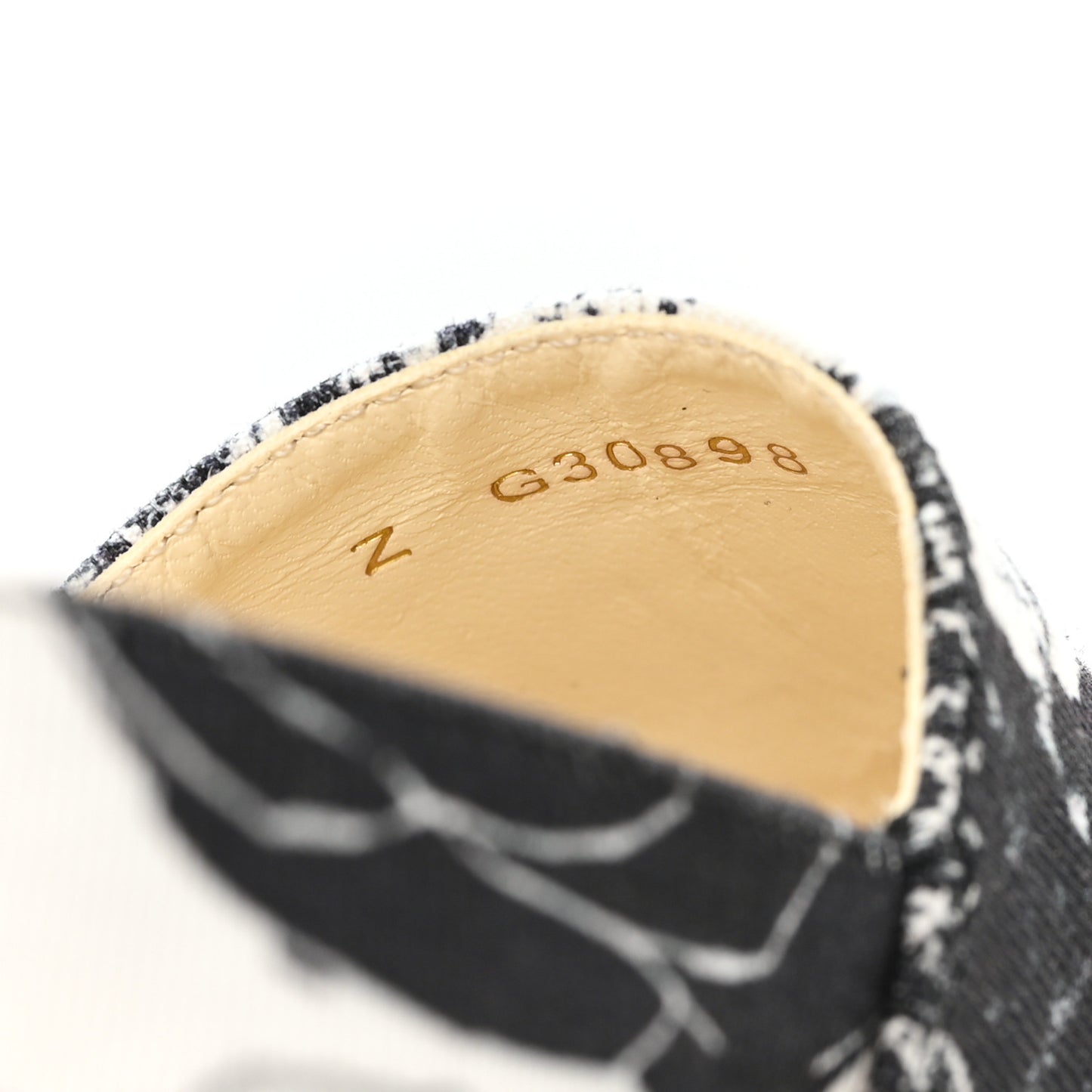 Printed Canvas Grosgrain 31 Rue Cambon Espadrilles 37 Black White