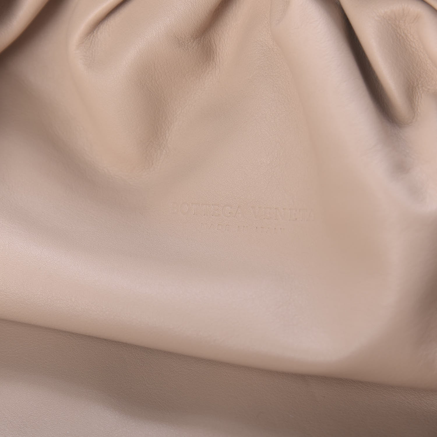 Bottega Veneta Smooth Butter Calf The Pouch Oversized Clutch Nude 7 of 10