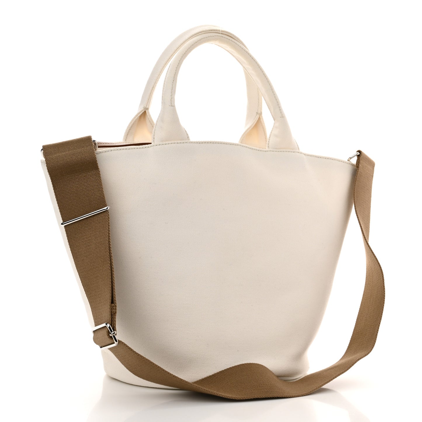 Canapa Logo Bucket Tote White
