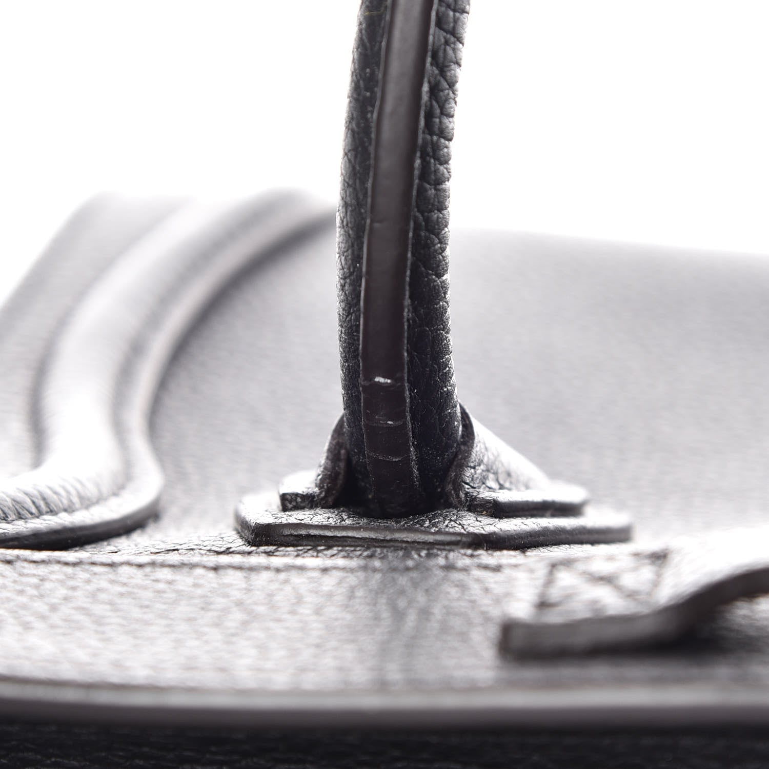 Celine Drummed Calfskin Nano Luggage Black 8 of 16