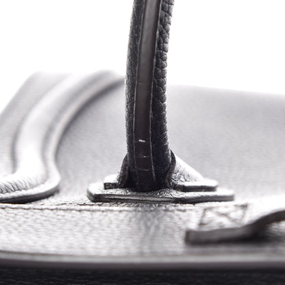 Celine Drummed Calfskin Nano Luggage Black 8 of 16