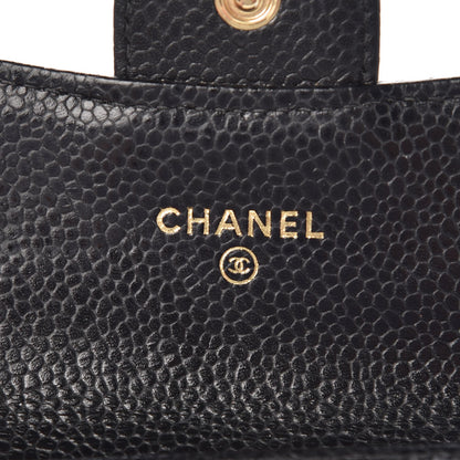 Chanel Caviar Quilted Flap Card Holder Black 6 of 10