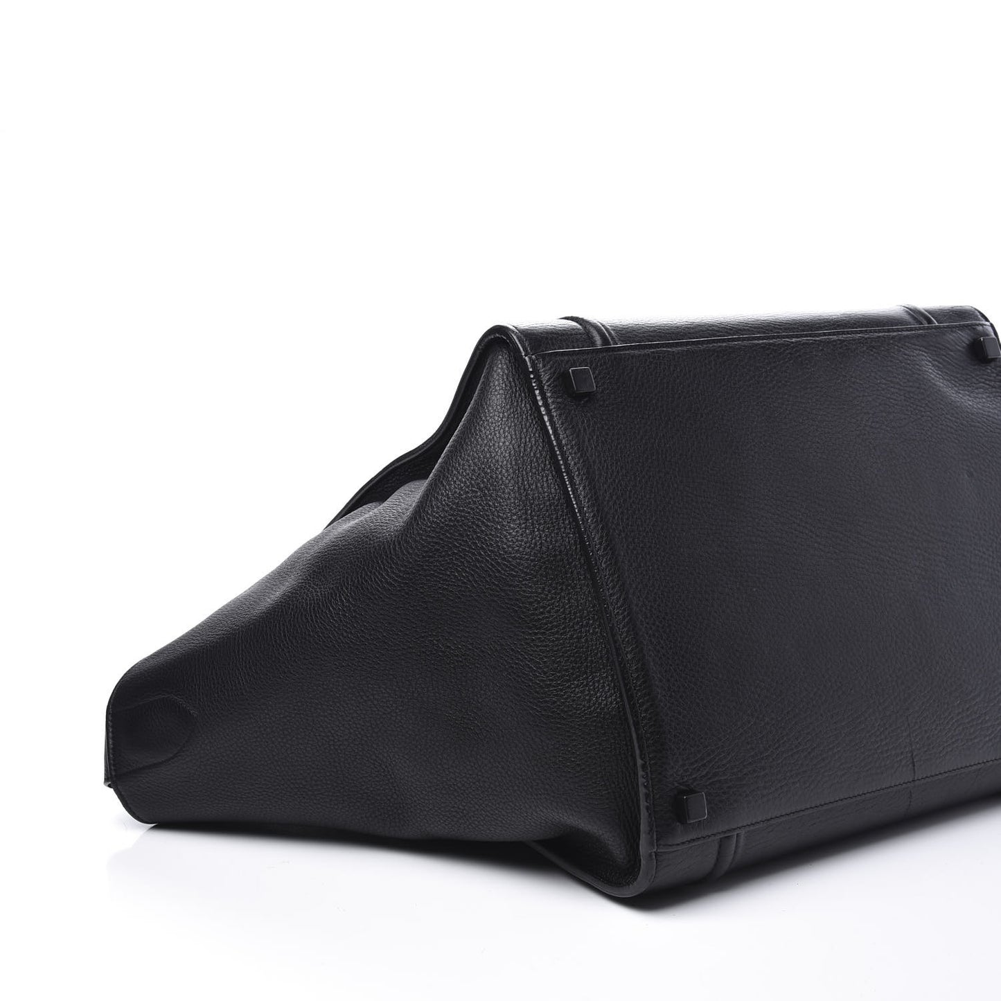 Supple Calfskin Medium Phantom Luggage Black
