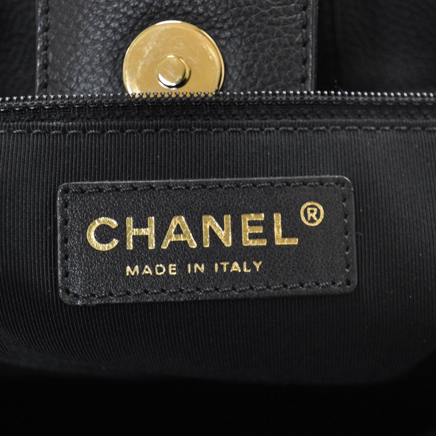 Caviar Cerf Executive Shopper Tote Black GHW