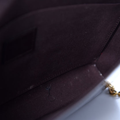 Louis Vuitton Vernis Pochette Felicie Chain Wallet Amarante 12 of 16