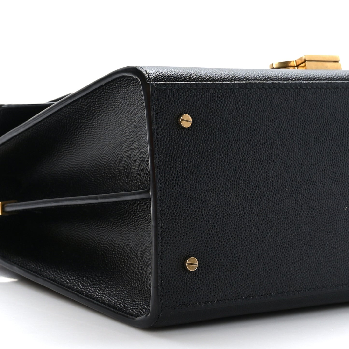 Grain de Poudre Medium Classic Monogram Cassandra Top Handle Black