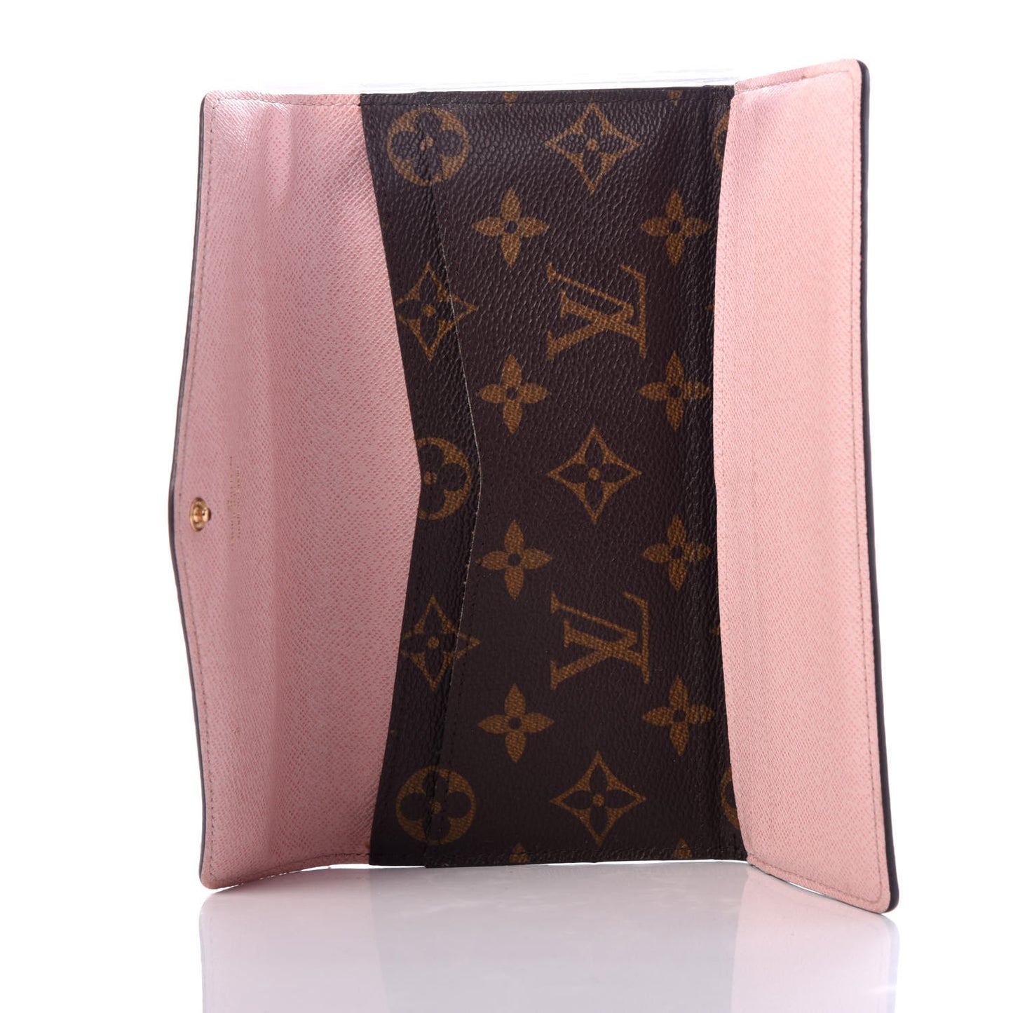 Monogram Josephine Wallet Rose Ballerine