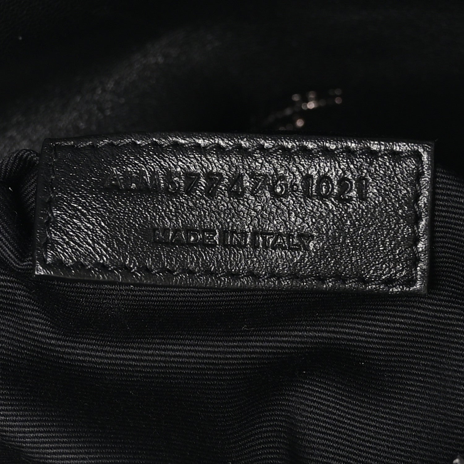 Saint Laurent Lambskin Quilted Monogram Monochrome Small Loulou Puffer Chain Satchel Black 7 of 10