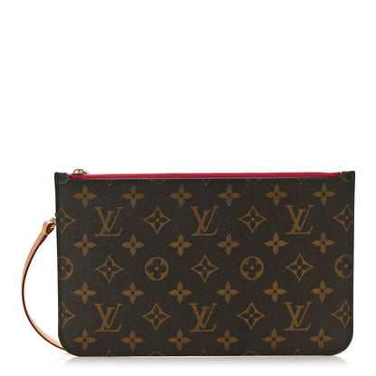 Louis Vuitton Monogram Neverfull MM GM Pochette Pivoine 1 of 8