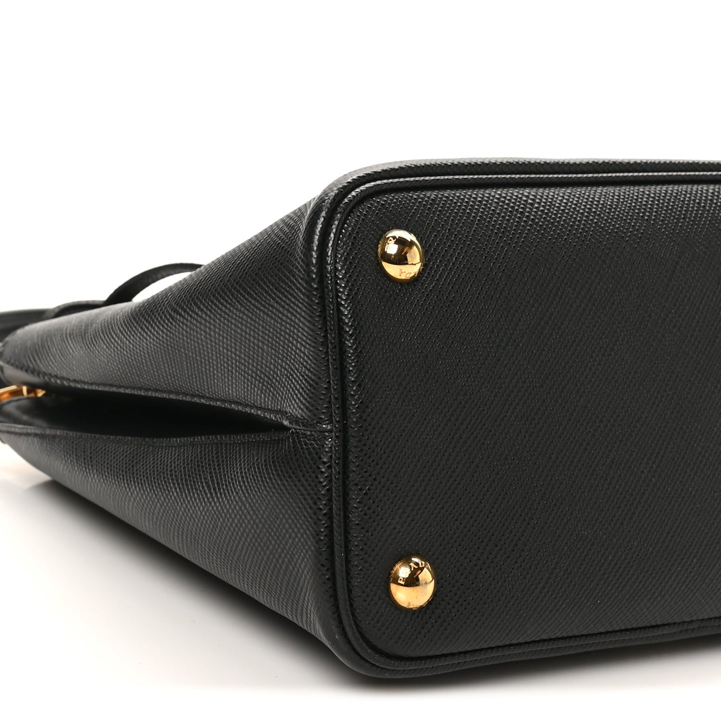 Saffiano Small Ingrid Top Handle Bag Black