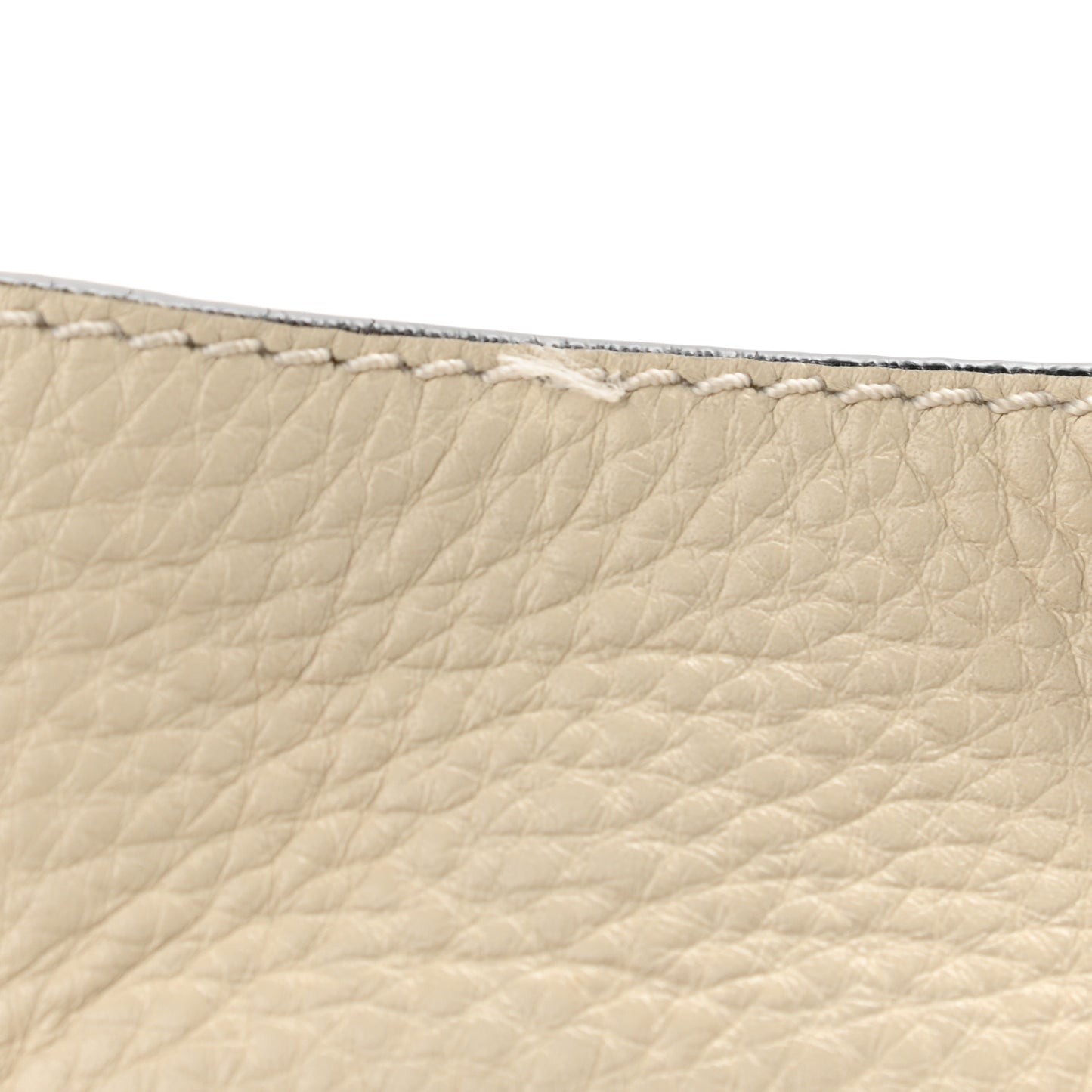 Pebbled Calfskin Small Rockstud Flip-Lock Messenger Bag Light Ivory