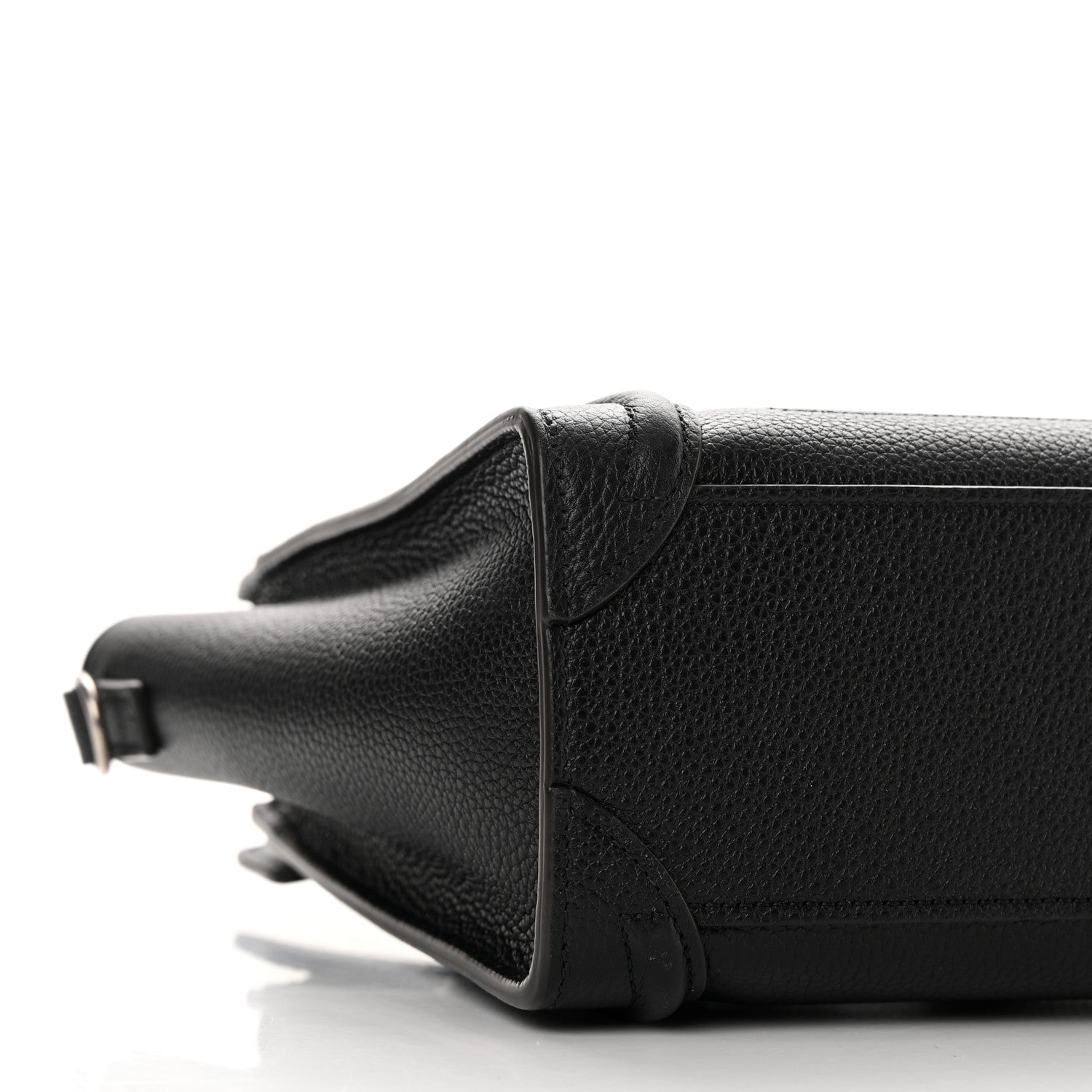 Celine Drummed Calfskin Nano Luggage Black 8 of 11