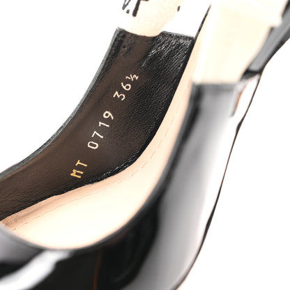 Christian Dior Patent Ribbon J'Adior Slingback 100mm Pumps 36.5 Black 9 of 9
