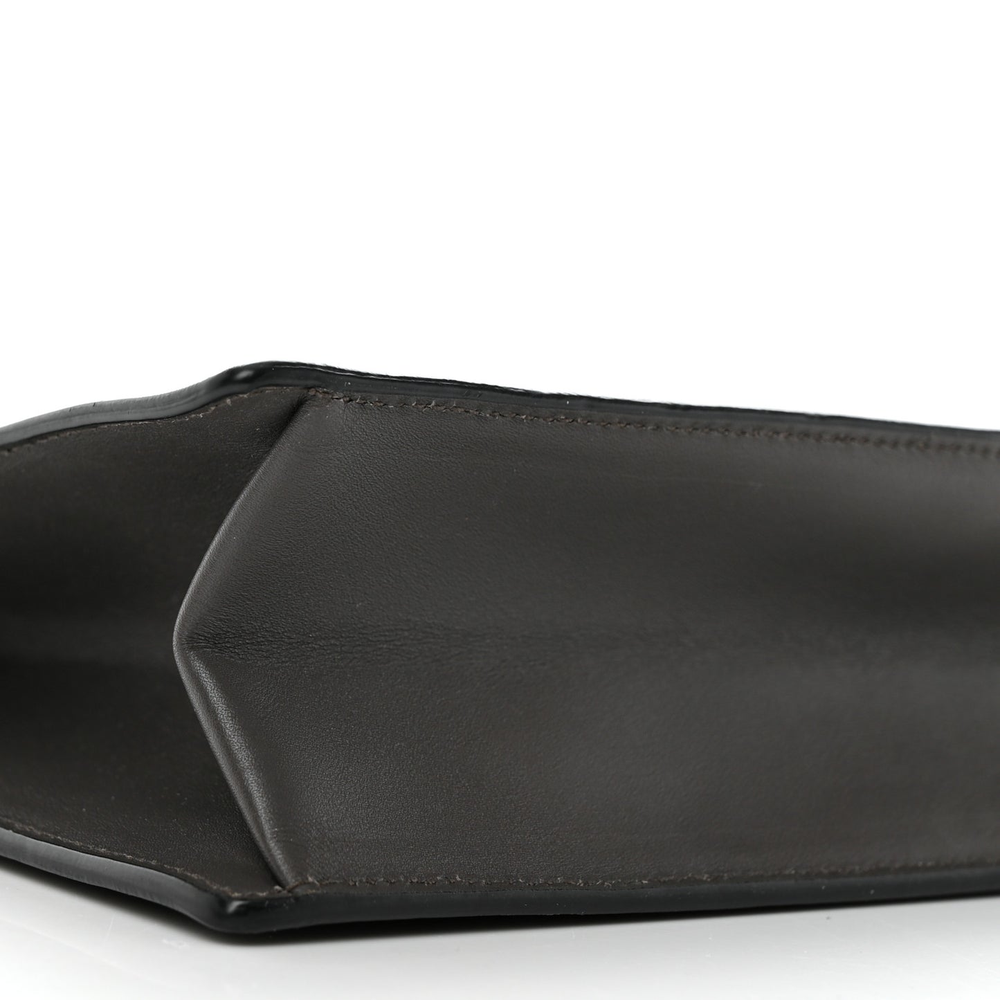 Calfskin Gancio Lock Satchel Grey