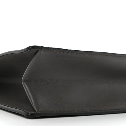 Salvatore Ferragamo Calfskin Gancio Lock Satchel Grey 8 of 9