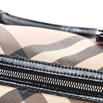 Burberry Nova Check Small Chester Bowling Bag Black 8 of 14