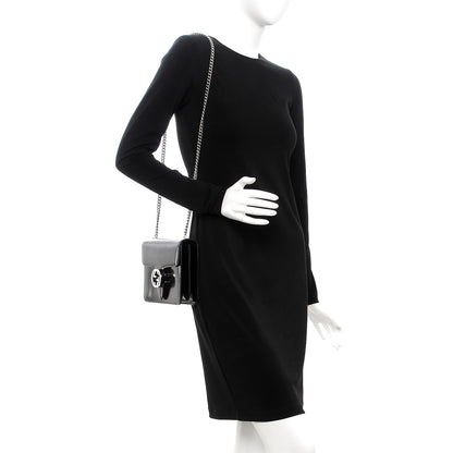 Gucci Shade Lux Calfskin Small Interlocking G Shoulder Bag Black 2 of 11