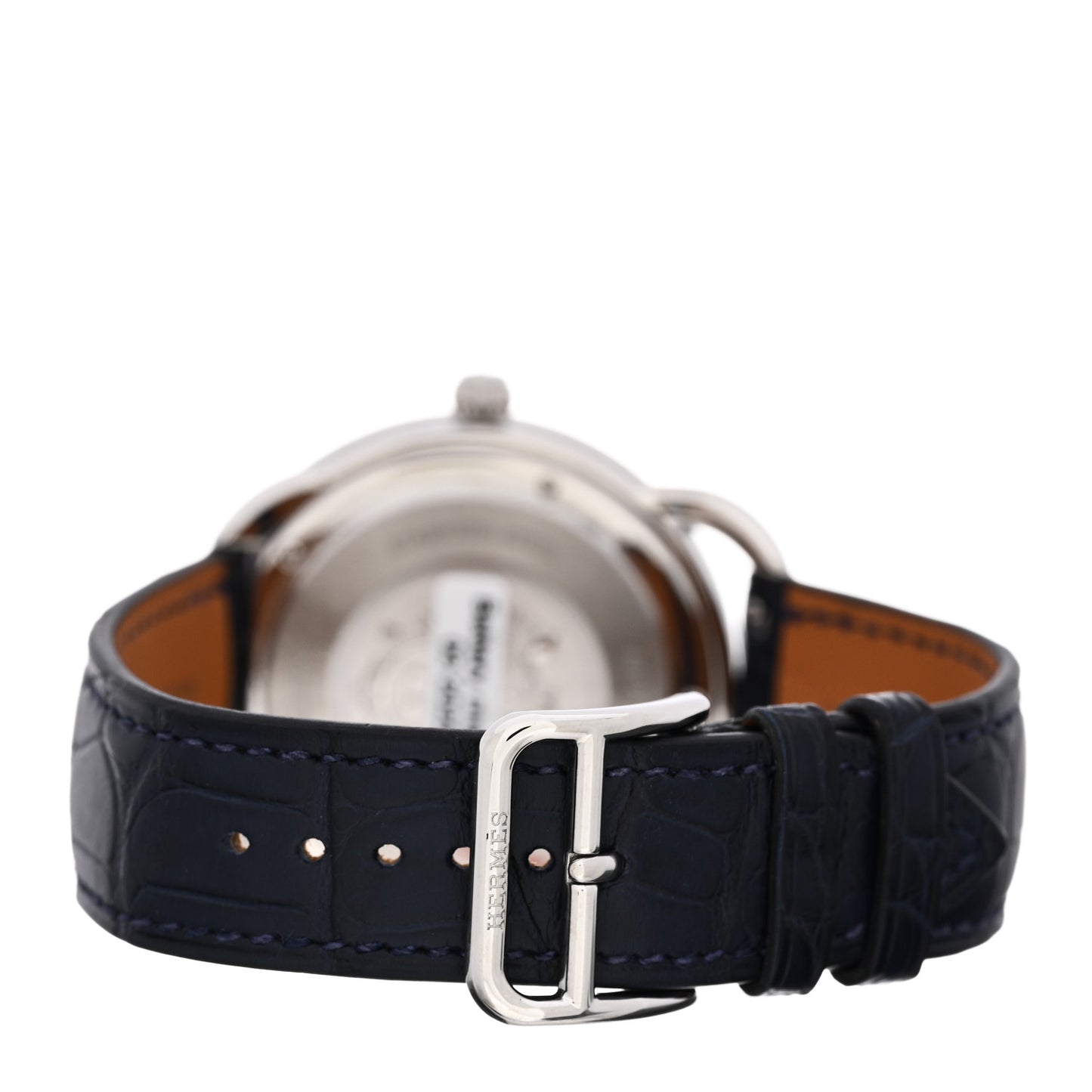 Stainless Steel Alligator 40mm Arceau Quartz Watch Bleu Abysse
