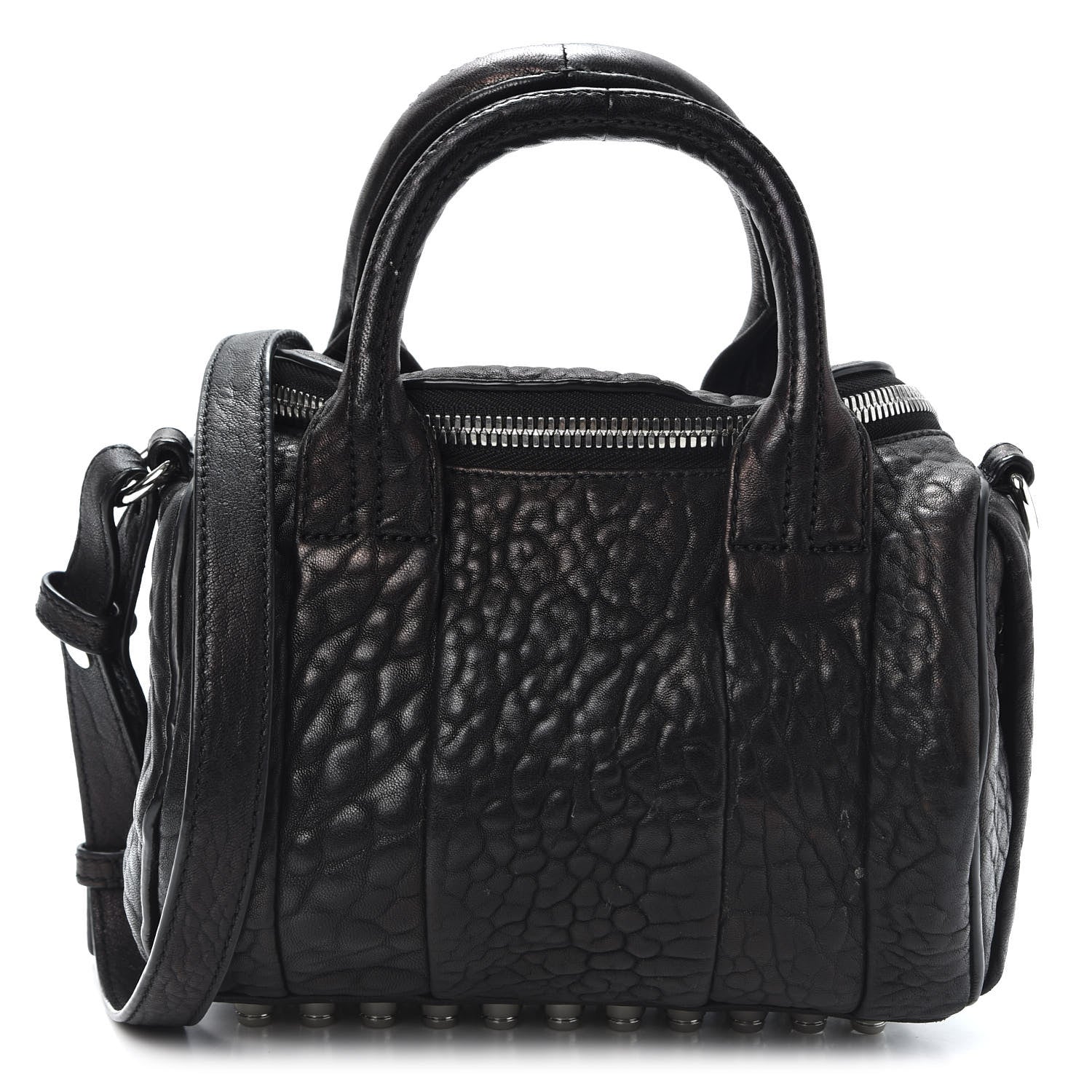 Alexander Wang Pebbled Lambskin Mini Rockie Black Rhodium Hardware 1 of 11