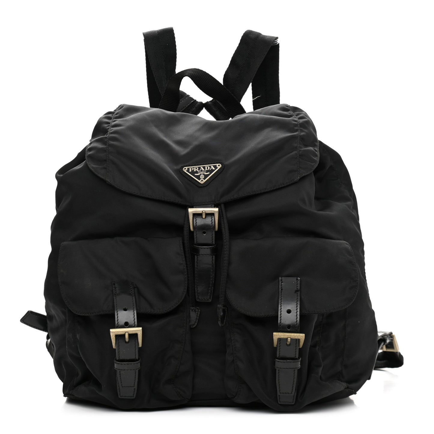 Nylon Vela Medium Backpack Black