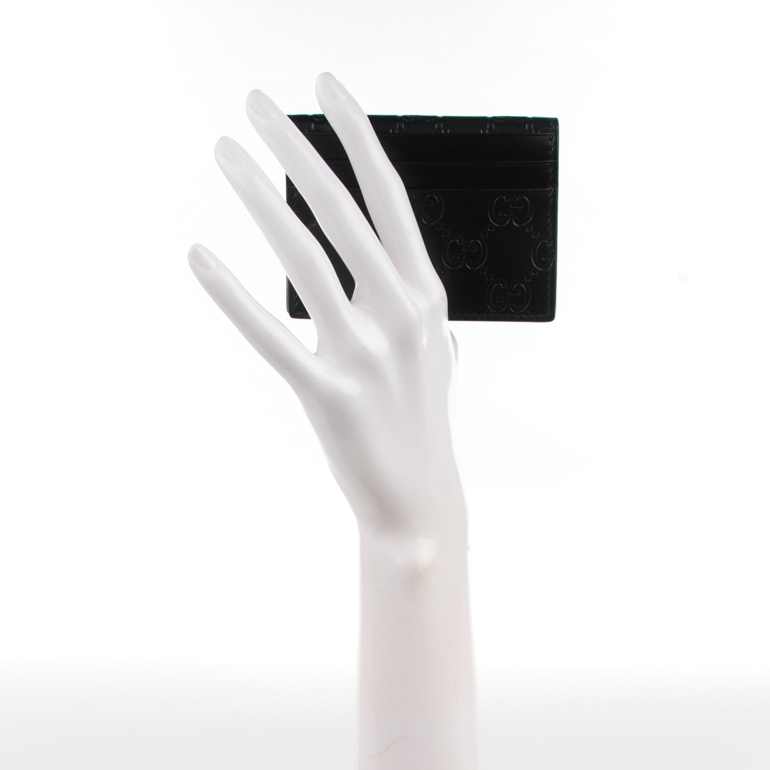 Gucci Guccissima Card Case Black 2 of 7