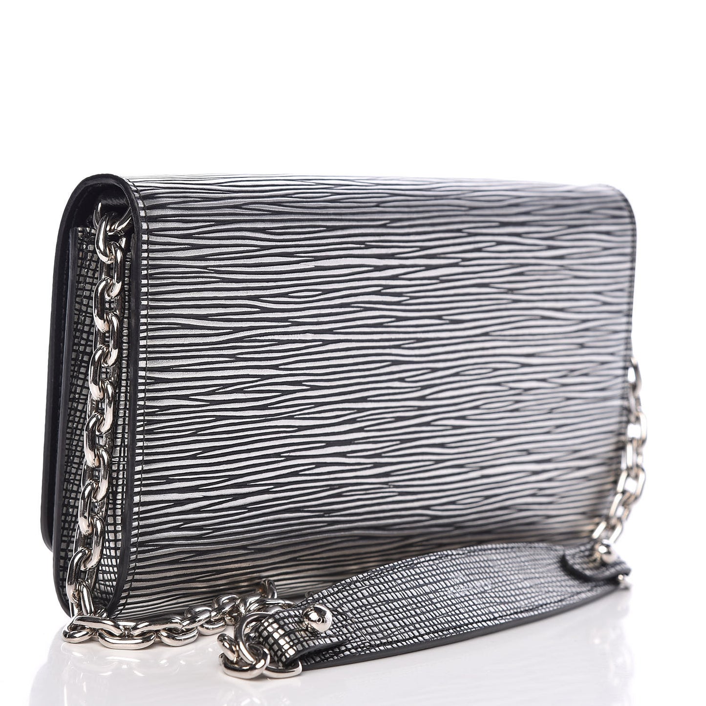 Epi Twist Chain Wallet Metal