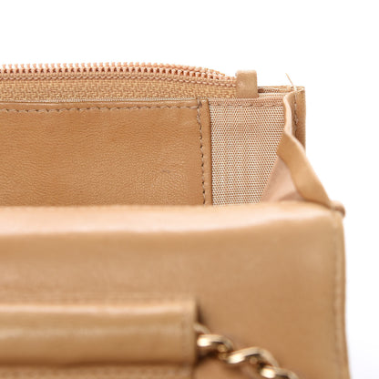 Chanel Caviar Timeless CC Wallet On Chain WOC Beige 13 of 14
