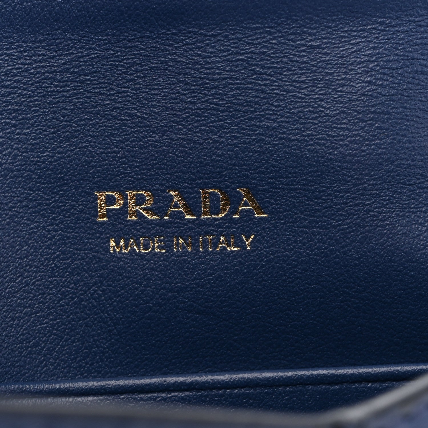 Prada Saffiano City Calf Clutch With Chain Bluette 1863787