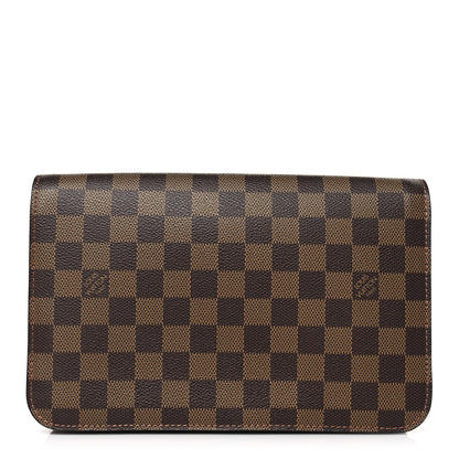 Louis Vuitton Damier Ebene Pochette Saint Louis Clutch 1 of 8