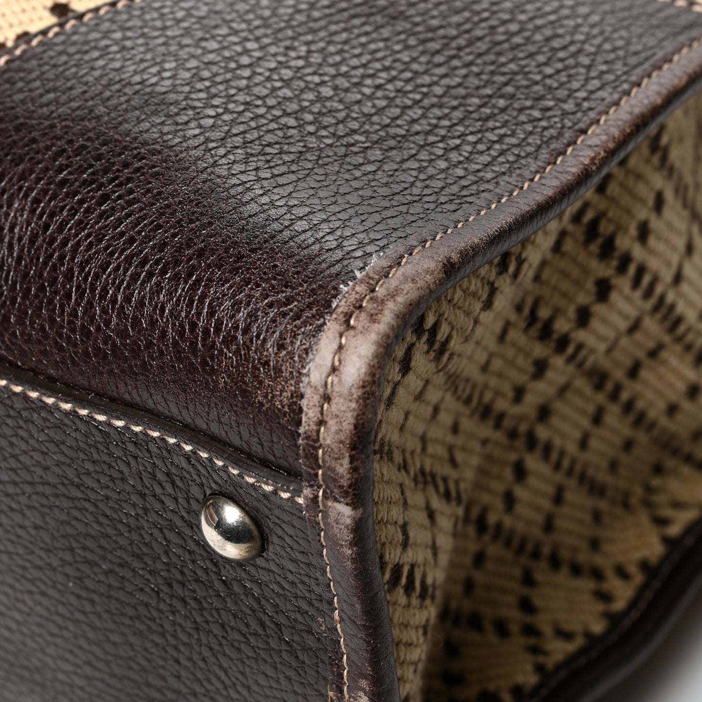 Diamante Hysteria Travel Bag Brown