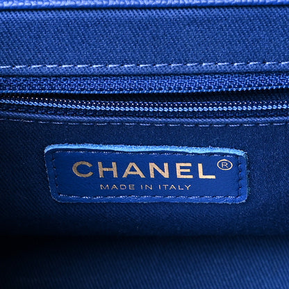 Chanel Caviar Quilted Small Business Affinity Flap Dark Blue 6 of 10