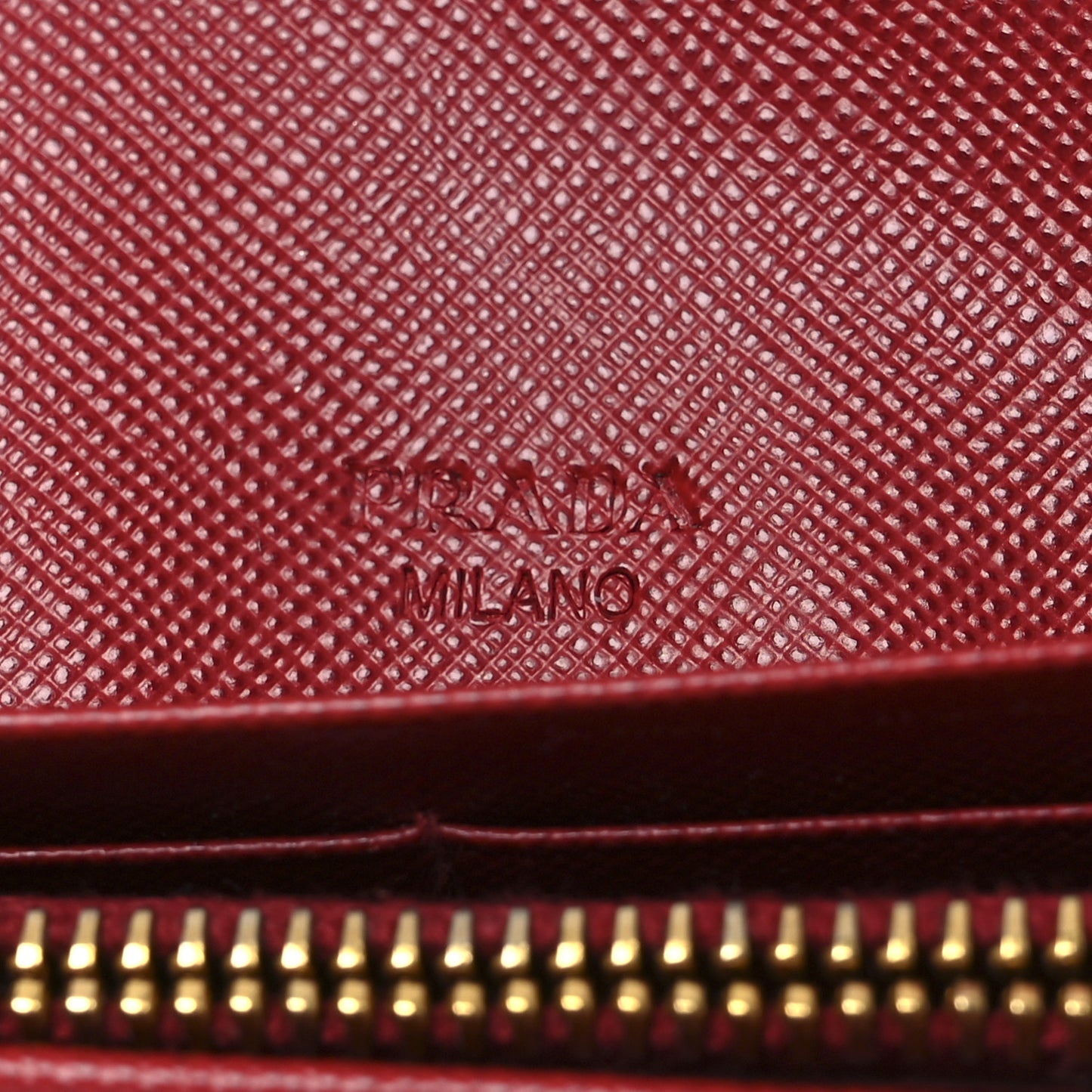 Saffiano Metal Continental Flap Wallet Fuoco