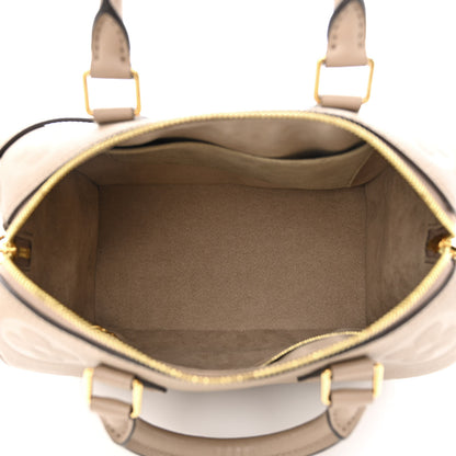 Louis Vuitton Empreinte Monogram Giant Speedy Bandouliere 25 Tourterelle 5 of 10