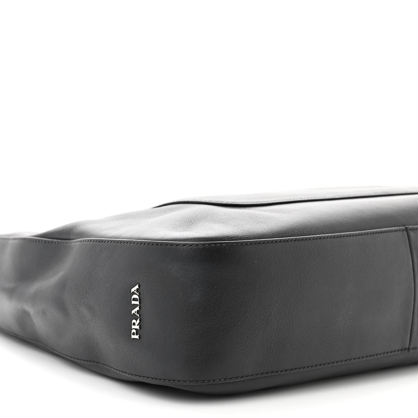 Vitello Corsica Pocket Hobo Bag Black