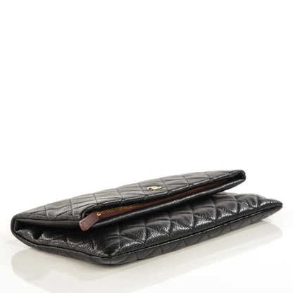 Chanel Caviar Quilted CC Beauty Clutch Black 4 of 8