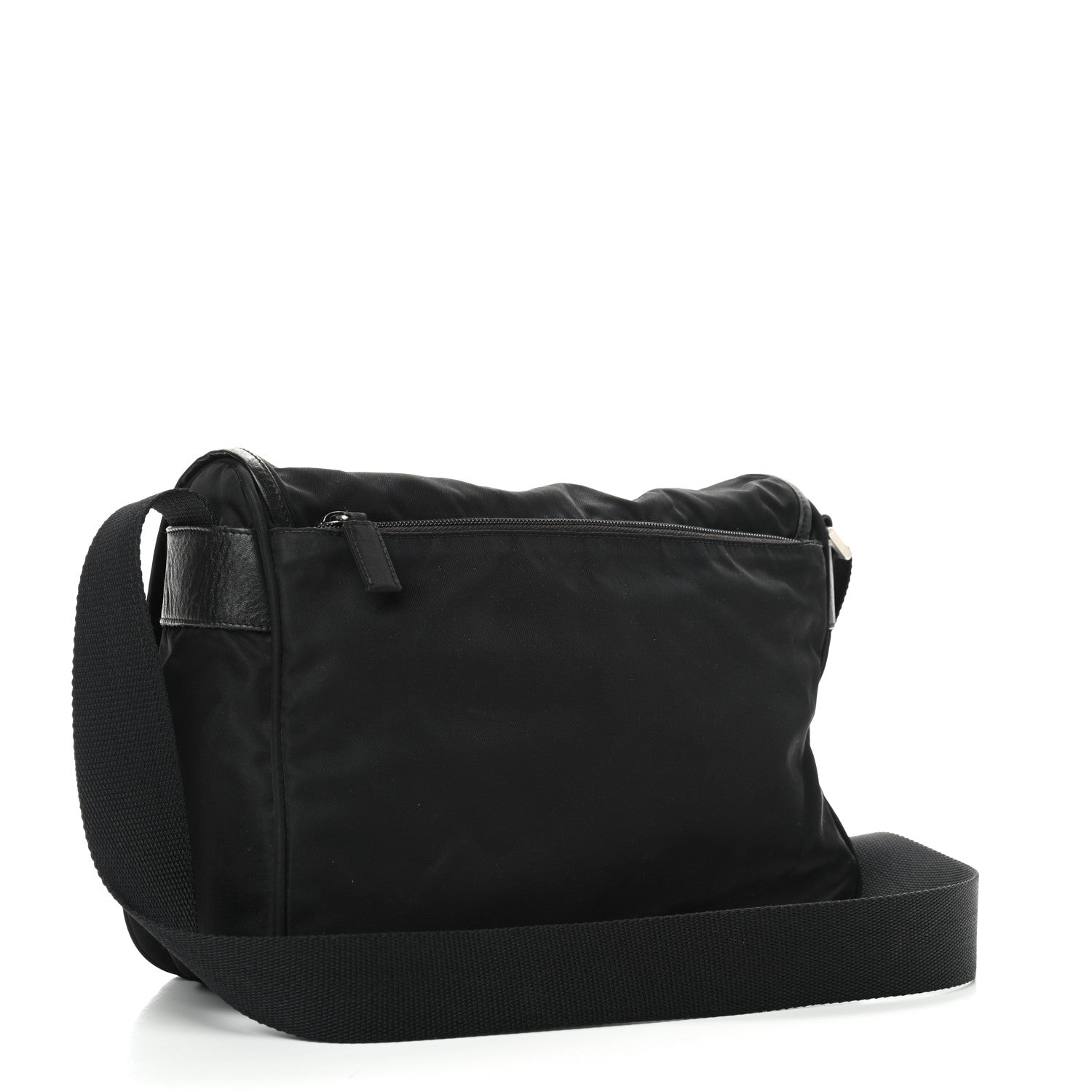 Prada Nylon Vela Messenger Bag Black 2 of 9